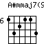 A#mmaj7(9)