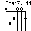 Cmaj7(#11)
