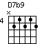 D7b9