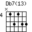 Db7(13)