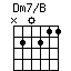 Dm7/B
