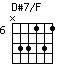 D#7/F