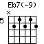 Eb7(-9)