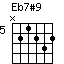 Eb7#9