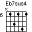 Eb7sus4