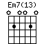 Em7(13)