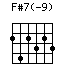 F#7(-9)