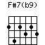 F#7(b9)