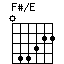 F#/E