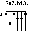 G#7(b13)