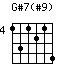 G#7(#9)