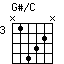G#/C
