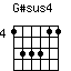 G#sus4